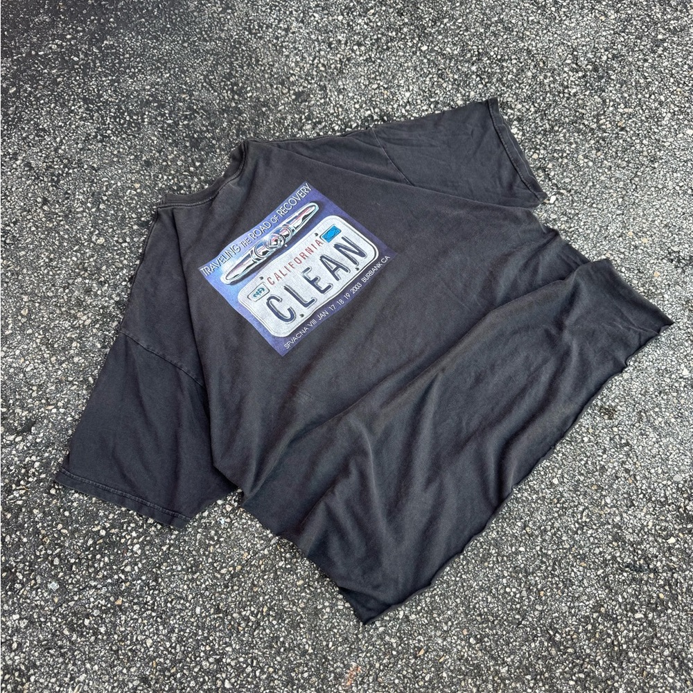 Hanes Black T-Shirt (2XL)